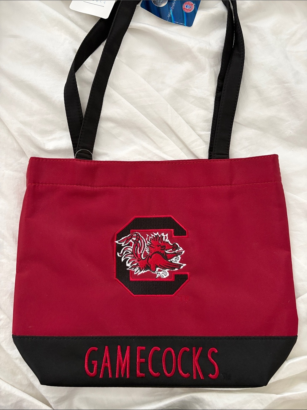 Gamecocks Red & Black Shoulder Tote